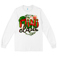 White mini claus christmas Long Sleeve Tee - BarkalooDesign