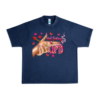 Navy Not Today Cupid Urban Heavy Tee - CowhideDigitalArt