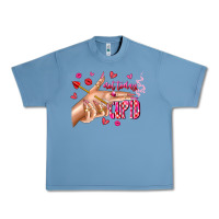 Pebble Blue Not Today Cupid Urban Heavy Tee - CowhideDigitalArt