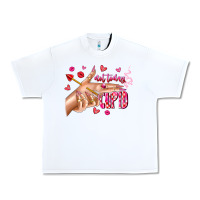 White Not Today Cupid Urban Heavy Tee - CowhideDigitalArt