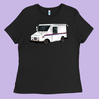 Mail Truck Ladies Tee Designed By Artiststas