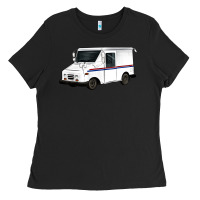 Black mail truck Ladies Tee - Artiststas