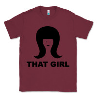 Burgundy that girl Classic Tee - DesigneFamous