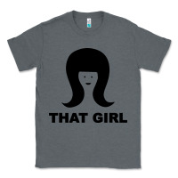 Charcoal Heather that girl Classic Tee - DesigneFamous