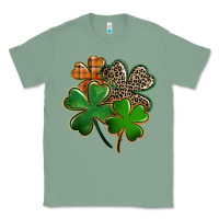 Sage leopard shamrock Classic Tee - FaDigitalArtStudio