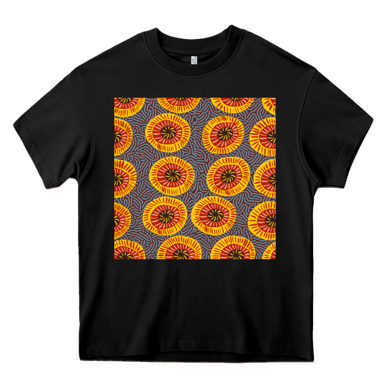 African Fabric Seamless Pattern Heavy Core Tee by BundleAndBundleShop | Teevron