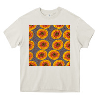 Cream african fabric seamless pattern Heavy Core Tee - BundleAndBundleShop