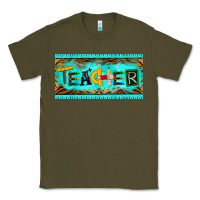 Army Green teacher license plate Classic Tee - BarkalooDesign