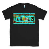Black teacher license plate Classic Tee - BarkalooDesign