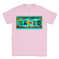 Bubblegum Pink teacher license plate Classic Tee - BarkalooDesign