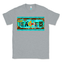 Heather Grey teacher license plate Classic Tee - BarkalooDesign