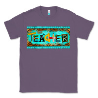 Lavender teacher license plate Classic Tee - BarkalooDesign