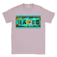 Lilac teacher license plate Classic Tee - BarkalooDesign