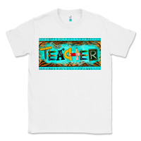White teacher license plate Classic Tee - BarkalooDesign