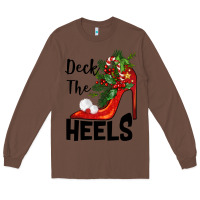 Chestnut deck the heels Christmas Long Sleeve Tee - BarkalooDesign