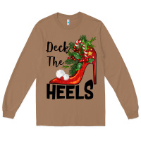 Toasted Coconut deck the heels Christmas Long Sleeve Tee - BarkalooDesign