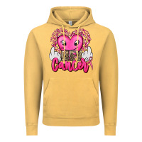 Vintage Mustard hey cancer with middle fingers Vintage Hoodie - AdoDesignShop