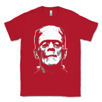 Red frankenstein Classic Tee - DesigneFamous