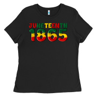 Black juneteenth 1865 Ladies Tee - Artiststas