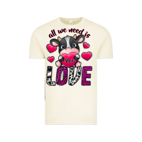 Vintage Arctic All We Need İs Moo Love Vintage Tee - SublimationCraftShop