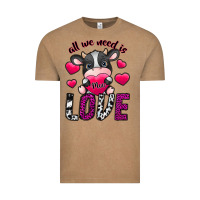 Vintage Coffee All We Need İs Moo Love Vintage Tee - SublimationCraftShop