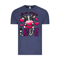 Vintage Denim All We Need İs Moo Love Vintage Tee - SublimationCraftShop