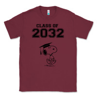 Burgundy funny graduation class of 2032 Classic Tee - DesigneFamous