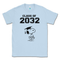 Dusty Blue funny graduation class of 2032 Classic Tee - DesigneFamous