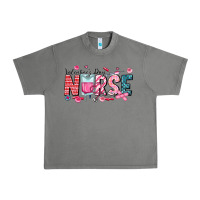 Tornado Nurse Valentine Urban Heavy Tee - CowhideDigitalArt