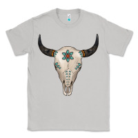 Moon Dust Turquoise Bull Skull Classic Tee - Jasminsmagicworld