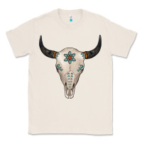 Natural Turquoise Bull Skull Classic Tee - Jasminsmagicworld