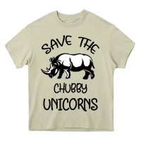 Mossy save the chubby unıcorns Heavy Core Tee - Bettercallsaul