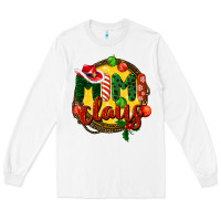 White mimi claus christmas Long Sleeve Tee - BarkalooDesign