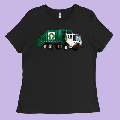 Recycle Truck Ladies Tee Designed By Artiststas