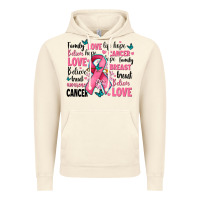 Vintage Artic breast cancer ribbons with cancer words Vintage Hoodie - AdoDesignShop