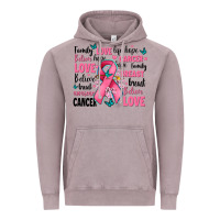 Vintage Zinc breast cancer ribbons with cancer words Vintage Hoodie - AdoDesignShop