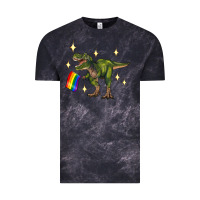 Cloud Black lgbtq+  t rex Vintage Tee - Artiststas