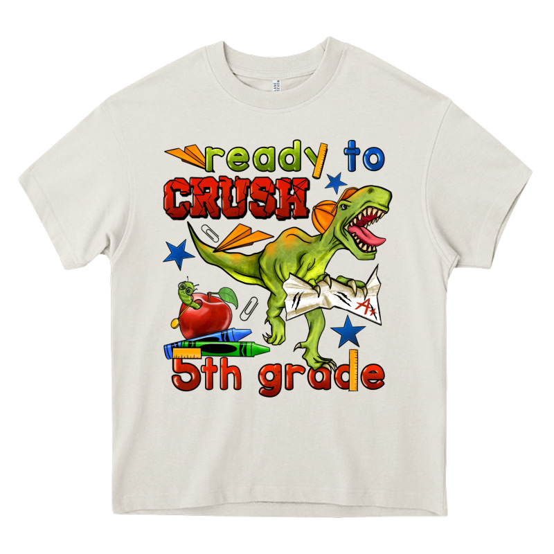 Ready To Crush 5th Grade Heavy Core Tee by BundleAndBundleShop | Teevron