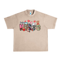 French Oak Nurse Valentines Day Urban Heavy Tee - CowhideDigitalArt