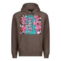 Coffee breast cancer awareness strong Premium Hoodie - AdoDesignShop
