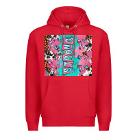 Red breast cancer awareness strong Premium Hoodie - AdoDesignShop