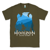 Army Green horizon zero dawn Classic Tee - DesigneFamous