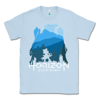 Dusty Blue horizon zero dawn Classic Tee - DesigneFamous