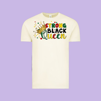 Strong Black Queen Vintage Tee Designed By Artiststas