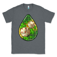 Charcoal Heather st.patrick's teardrop earrings Classic Tee - FaDigitalArtStudio