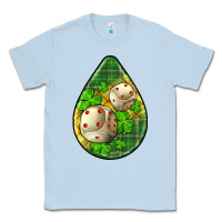 Dusty Blue st.patrick's teardrop earrings Classic Tee - FaDigitalArtStudio