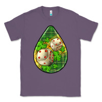 Lavender st.patrick's teardrop earrings Classic Tee - FaDigitalArtStudio