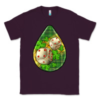 Plum st.patrick's teardrop earrings Classic Tee - FaDigitalArtStudio