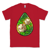 Red st.patrick's teardrop earrings Classic Tee - FaDigitalArtStudio