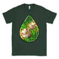 Sports Green st.patrick's teardrop earrings Classic Tee - FaDigitalArtStudio